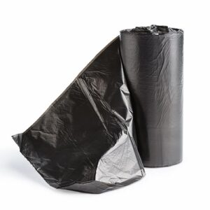Bolsa de Basura Negra Biodegradable | Alta Densidad 24x35 cm | Caja con 500 Bolsas